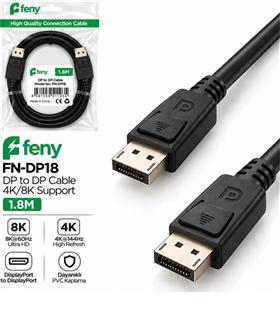 Feny FN-DP18 Display To Display 8k 60Hz - 4k 144hz 1.8mt Kablo Elektronik