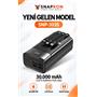 Snapron SNP-3035 30.000 Mah LCD Ekran Dahili Kablolu 22.5w Hızlı Şarj Powerbank