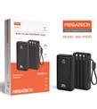 Megatech MG-PW-20 20.000 Mah Siyah Powerbank Digital Göstergeli Taşınabilir Şarj Cihazları
