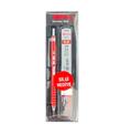 Rotring Okul Seti Tikky Retro 0.5+Min Silgi Hediyeli Kırmızı Versatil Uçlu Kalemler