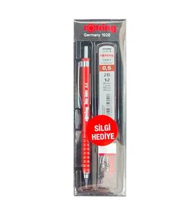 Rotring Okul Seti Tikky Retro 0.5+Min Silgi Hediyeli Kırmızı Ofis Ve Kırtasiye