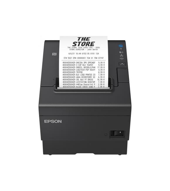 Epson TM-T88VII (112): USB, Eth, Serial, PS, Buzz, C31CJ57112 Barkod,Pos Yazıcılar