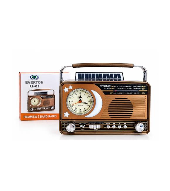 Everton Rt-622 Bluetooth Fm-Usb-Tf-Aux Şarjlı Nostaljik Radyo Bluetooth Hoparlör