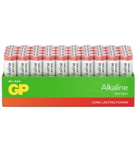 GP G-Tech LR03 AAA Boy Red Alkalin İnce Kalem Pil 40'lı Paket GP24ARETA21-2GST40 Piller