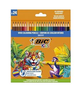 Bic Kuru Boya Kalemi Kids Smooth 24 Renk 525787 Boya Kalemleri