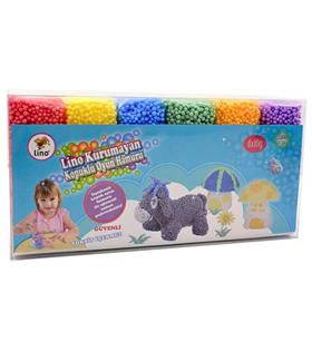 Lino Oyun Hamuru Kurumayan Köpüklü 10 Gr Pvc 6 Lı 152017 Oyun Hamurları