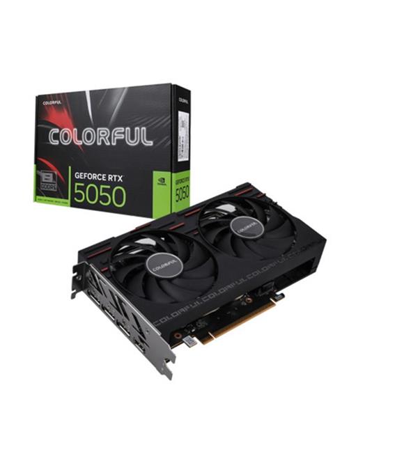 Colorful GeForce RTX5050 Gaming Duo 8GB-V Siyah AEAE1CLF0045 Ekran Kartı