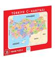 Ca Games Türkiye Haritası Frame Puzzle Cafrm-10150 Çocuk Puzzle