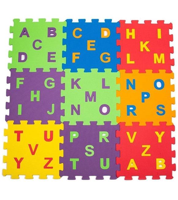 Matrax Eva Puzzle - Harf Seti 33X33X7 MM Çocuk Puzzle