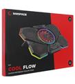 Rampage S47 COOLFLOW 5 Adet Kırmızı Led Fan 1 Usb 7 Kademe 17.3 Notebook Soğutucu Stand Notebook Soğutucu ve Stantları
