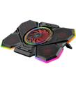 Rampage S47 COOLFLOW 5 Adet Kırmızı Led Fan 1 Usb 7 Kademe 17.3 Notebook Soğutucu Stand Notebook Soğutucu ve Stantları
