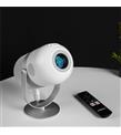 Everest PJ09 Beyaz Mini Taşı 1280-720P 4500 Lüm 150 ANSIL Android 9.0 Ekran Yansıtma HD Projeksiyon Projeksiyon Cihazı