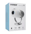 Everest PJ09 Beyaz Mini Taşı 1280-720P 4500 Lüm 150 ANSIL Android 9.0 Ekran Yansıtma HD Projeksiyon Projeksiyon Cihazı