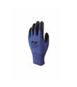 Beybi Nitril Poly PNzebra 9 Beden Mavi Siyah Eldiven 12li Paket EN388 (3131X)