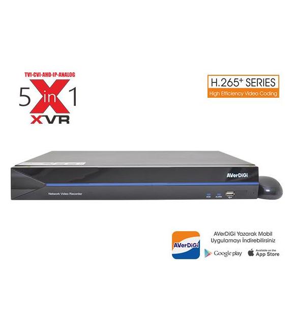 Averdigi Ad-5032XVR 32 Kanal 5Mp Destekli 5M-N XVR H.265 1x6TB Hdmı&Vga&Bnc(Adaptörsüz)