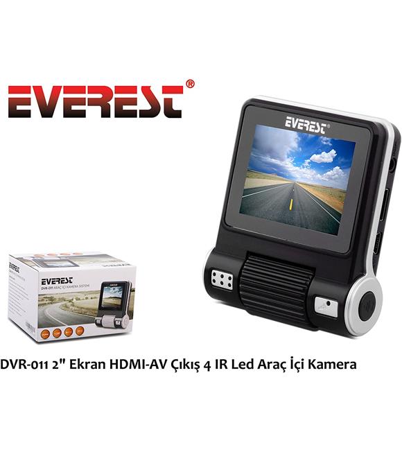 Everest DVR-011 2" Ekran Hdmi-av Çıkış 4 Ir Led Araç İçi Kamera_4