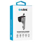 S-link SL-BT245 5V 3.1A - 5V 1A Bluetooth Kulaklık ve TF+USB Fm Transmitter_1