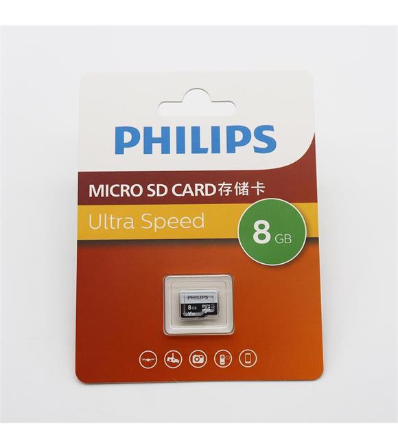 Philips 8GB MicroSD Hafıza Kartı (Adaptörsüz) Hafıza Kartları