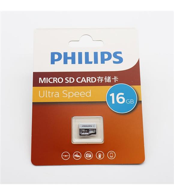 Philips 16GB MicroSD Hafıza Kartı (Adaptörsüz) Hafıza Kartları