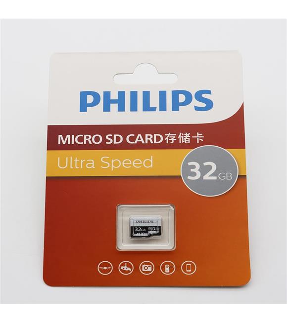 Philips 32GB A1 V30 MicroSDHC Hafıza Kartı (Adaptörsüz) Hafıza Kartları