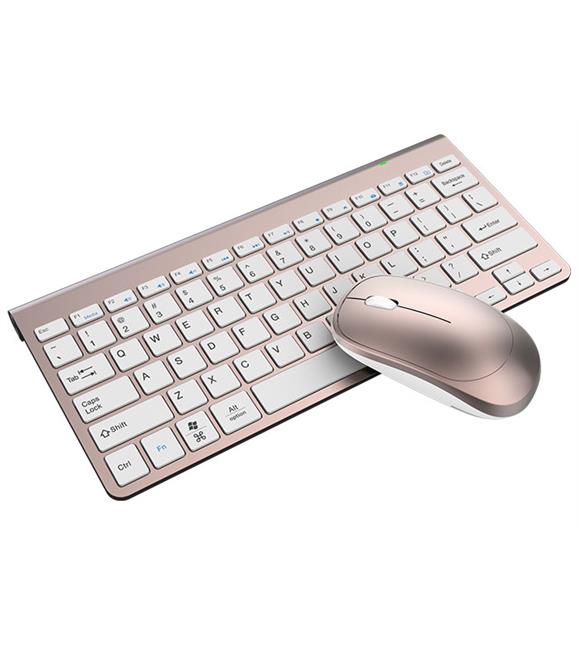 Everest KB-BT72 ELITE Rose Gold Bluetooth Kablosuz Q Klavye + Mouse Set