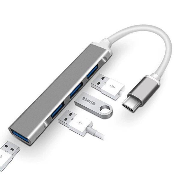 Daytona C-809 Macbook Uyumlu Type-C to 4 USB 3.0 Çevirici