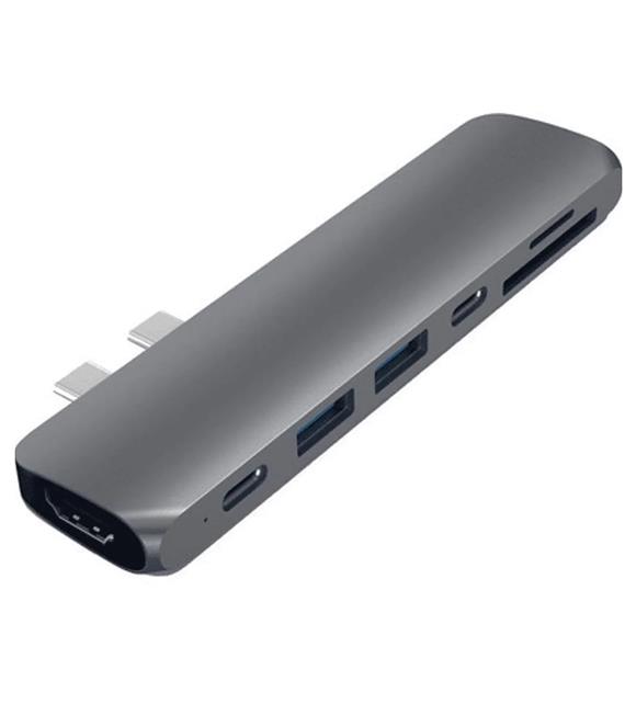 Daytona Fıx FC03 7 In 2 Type C To 4K HDMI Tv Ultra Hd 2type-C+2usb+Sd-Tf Card Reader Adaptör