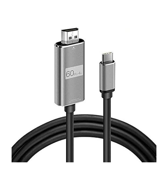 Daytona HC-01 2mt Type-C to 4K Ultra Full HD HDMI USB-C Tak Çalıştır Görüntü Aktarım