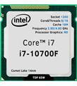 Intel Core i7 10700F TRAY Soket 1200 2.9GHz 16MB Önbellek 8 Çekirdek 14nm İşlemci Kutusuz NOVGA