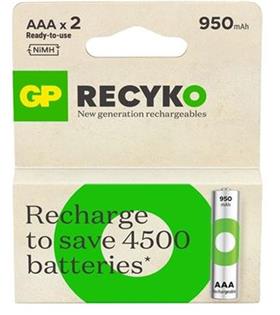 GP AAA 950 mAh Şarjlı İnce Kalem Pil 2'li Paket GP100AAHCEMTR-2GB