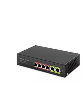 HADRON HD04 POE SWITCH 2UPLINK 4+2 10-100 MBPS 4PORT