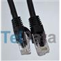 Teldata TLD-030S Cat6 0.30MT Siyah Utp Patch Kablo