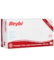 Beybi Lateks Pudrasız (M) Medium Beden Muayene Eldiven 100lü Paket