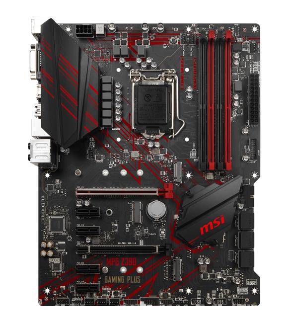 Msı MPG Z390 GAMING PLUS Intel Z390 Soket 1151 DDR4 4400(OC) M.2 Anakart