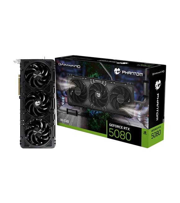 Gainward GeForce RTX5080 PHANTOM 16GB GDDR7 256bit Gaming (Oyuncu) Ekran Kartı