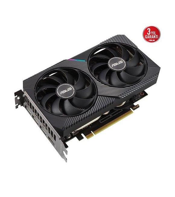 Asus Dual GeForce RTX 3060 OC DUAL-RTX3060-O12G 12GB GDDR6 192Bit DX12 Gaming (Oyuncu) Ekran Kartı