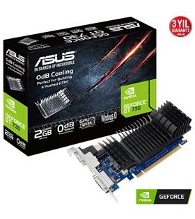 Asus Nvidia GeForce GT730 2GB 64Bit GDDR5 (Analog+HDMI+DVI) Ekran Kartı GT730-SL-2GD5-BRK
