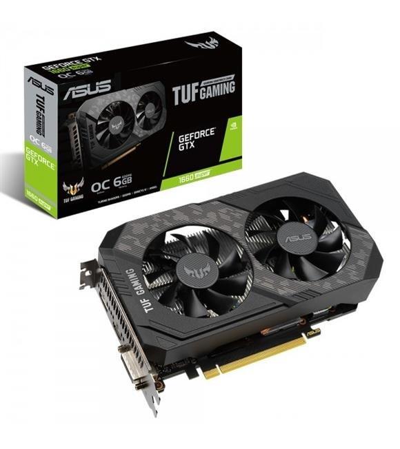 Asus TUF-GTX1660S-O6G-GAMING GeForce GTX1660 Super 6GB GDDR6 192Bit Gaming (Oyuncu) Ekran Kartı