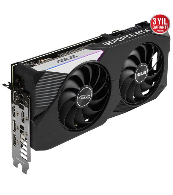 Asus Dual GeForce RTX 3070 OC DUAL-RTX3070-O8G 8GB GDDR6 256Bit DX12 Gaming Ekran Kartı_1