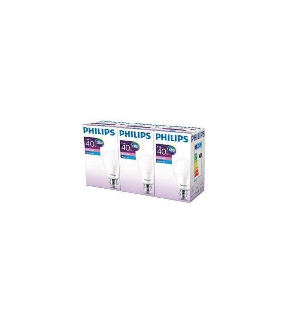 Philips Ess Led 5.5-40w Beyaz Normal 3lü Ampul