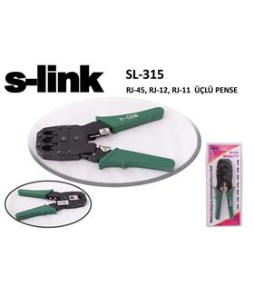 S-link SL-315 RJ-45-RJ-12-RJ-11 Üçlü Pense