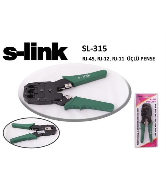 S-link SL-315 RJ-45-RJ-12-RJ-11 Üçlü Pense