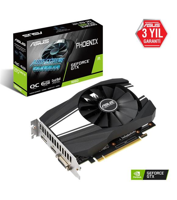 Asus Nvidia 6Gb Gtx1660 Phoenix Geforce Gddr6 192 Ekran Kartı