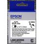 Epson LK-4WBA3 Beyaz Üzeri Siyah Makaron (1,07-3,18 mm çap) 2,5Metre