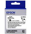 Epson LK-4YBA3 Sarı Üzeri Siyah Makaron (1,07-3,18 mm çap) 2,5Metre