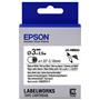 Epson LK-4YBA3 Sarı Üzeri Siyah Makaron (1,07-3,18 mm çap) 2,5Metre