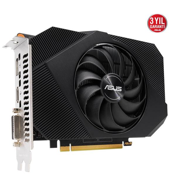 Asus PH-GTX1650-O4GD6 4Gb Gddr6 12Gbps 128-bit Dvi-Hdmi-Dp Ekran Kartı_1