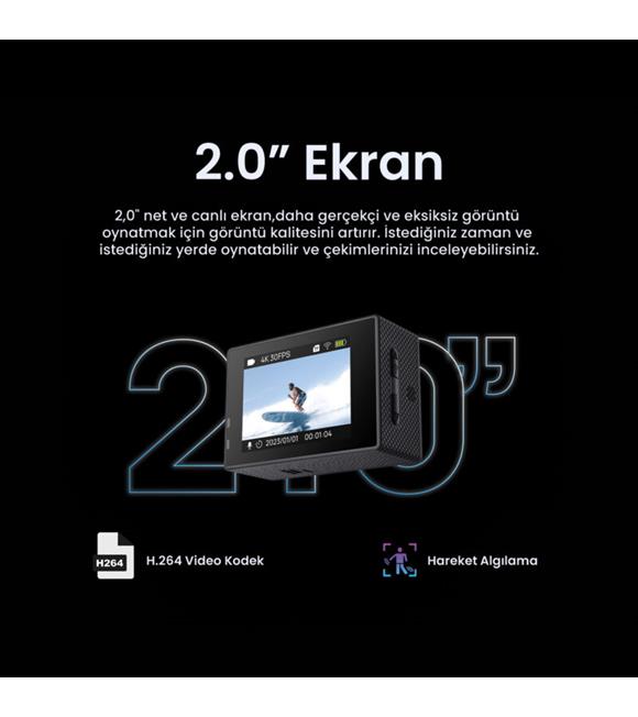 SJCAM SJ4000 Air 170° 4K Aksiyon Kamerası_5