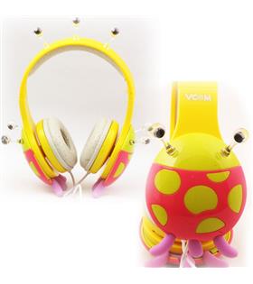 Vcom DE802 Baş üstü Kulaklık Sarı