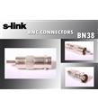 S-link SL-BN38 Bnc F To Rac m 10lu Paket Konnektör